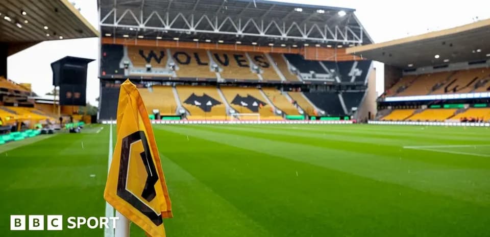 Vista del estadio Molineux antes del partido