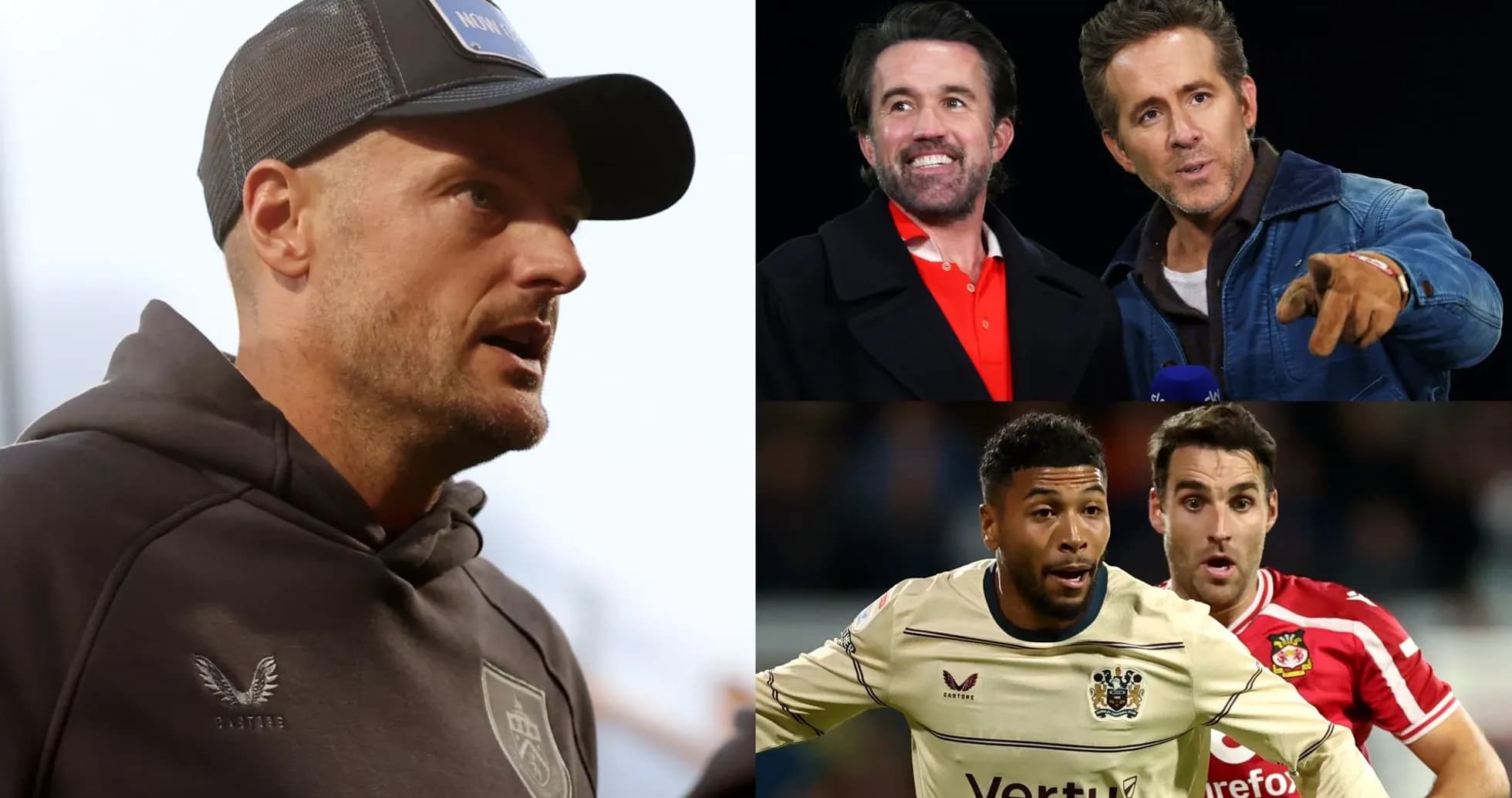 Entrenador y jugadores en diferentes situaciones deportivas