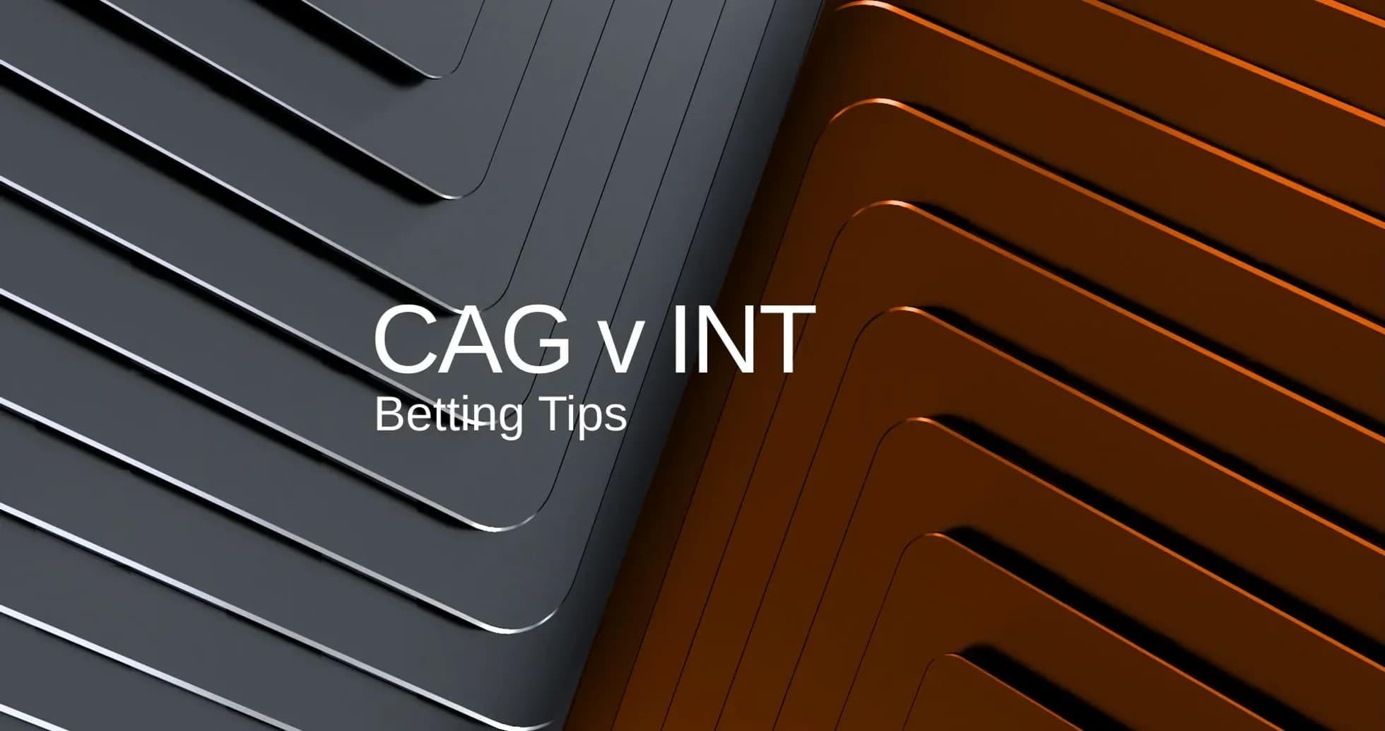 CAG vs INT en fondo gráfico con texto