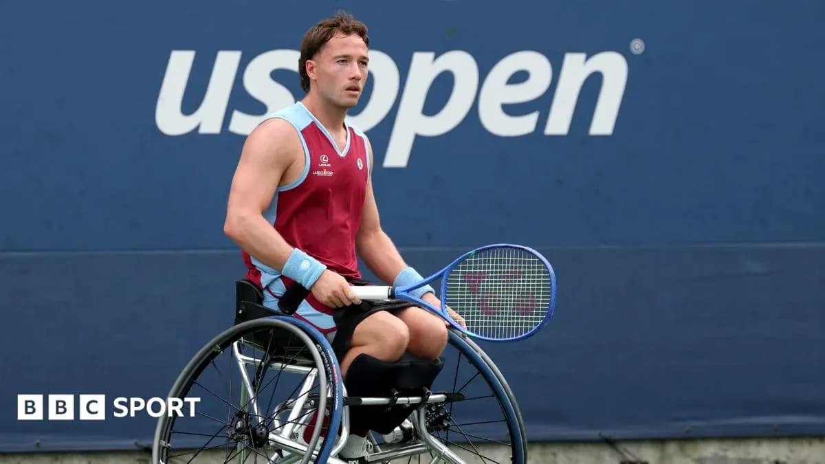 Jugador en silla de ruedas en US Open