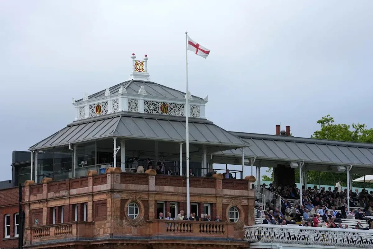 Vista de la tribuna del Lord's Cricket Ground