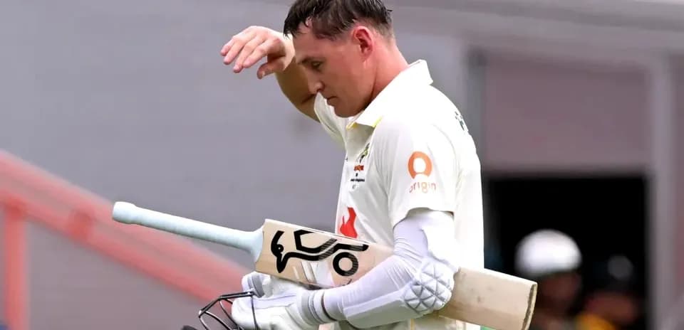 Jugador de cricket saliendo del campo tras anotar
