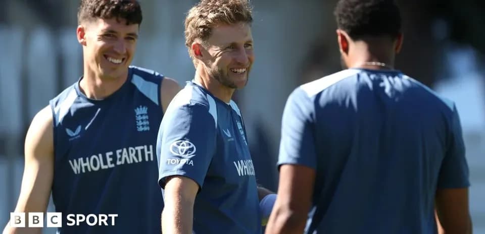 Jugadores de cricket de Inglaterra en entrenamiento