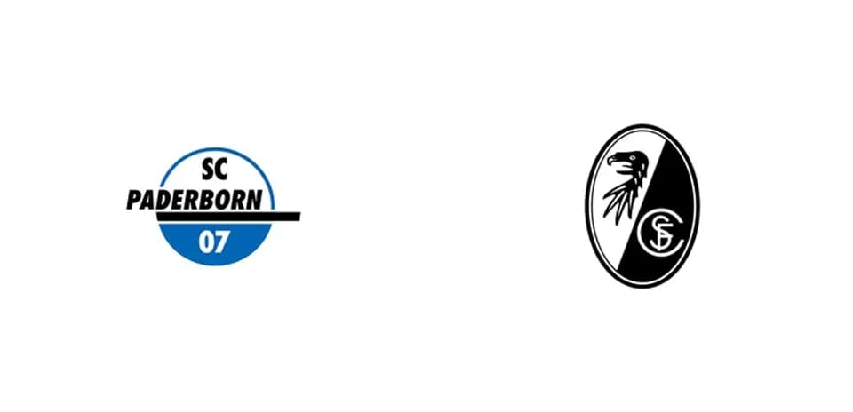 Logos de SC Paderborn y SC Freiburg