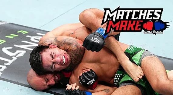 Luchador en posición de sumisión durante pelea de MMA