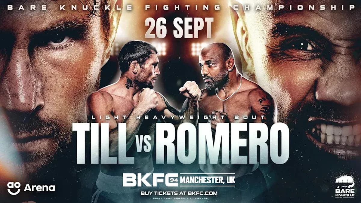 Anuncio de combate entre Till y Romero en BKFC 94