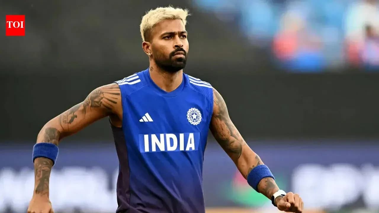 Jugador de cricket de India entrenando antes del partido