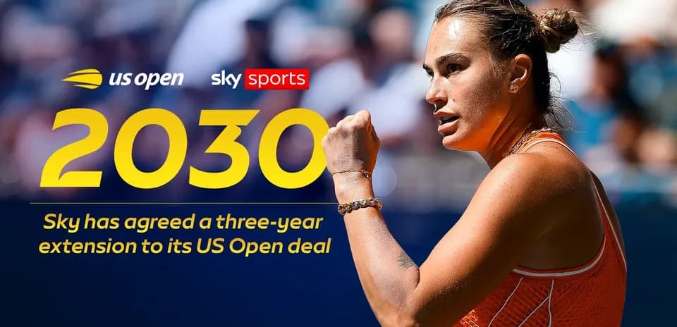 Jugadora celebrando durante el US Open 2030
