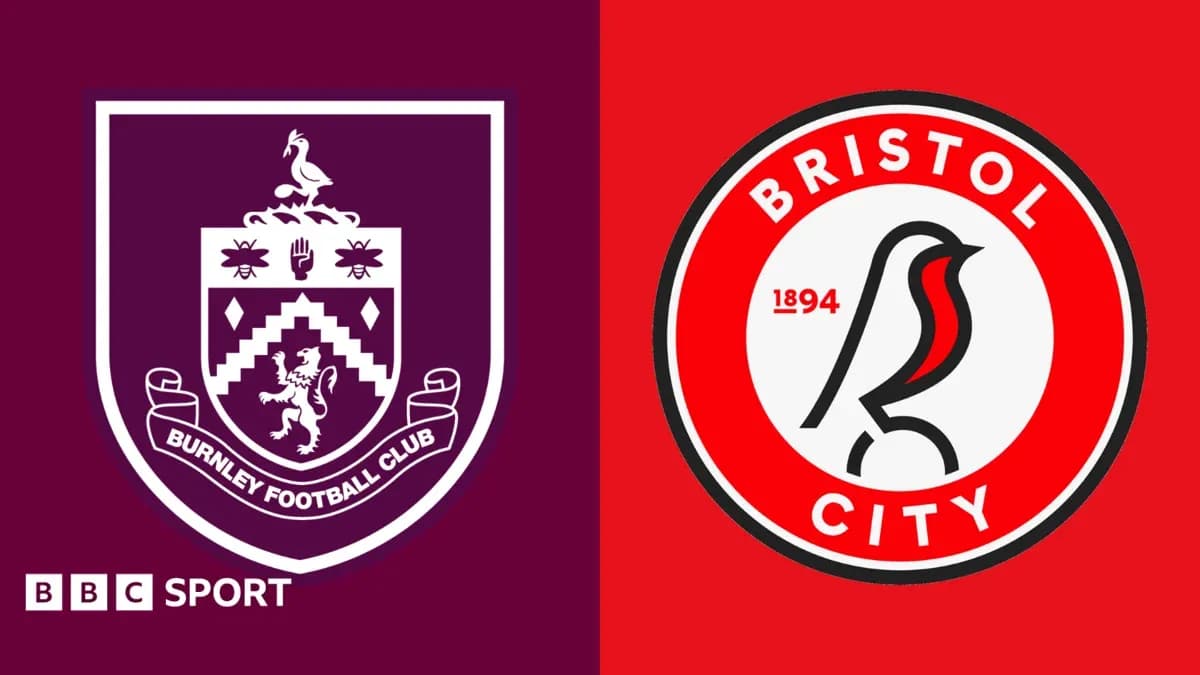 Logos de Burnley FC y Bristol City