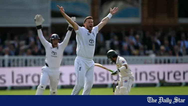 Jugador de cricket celebrando wicket en el partido