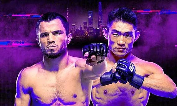 Dos luchadores de MMA listos para pelear