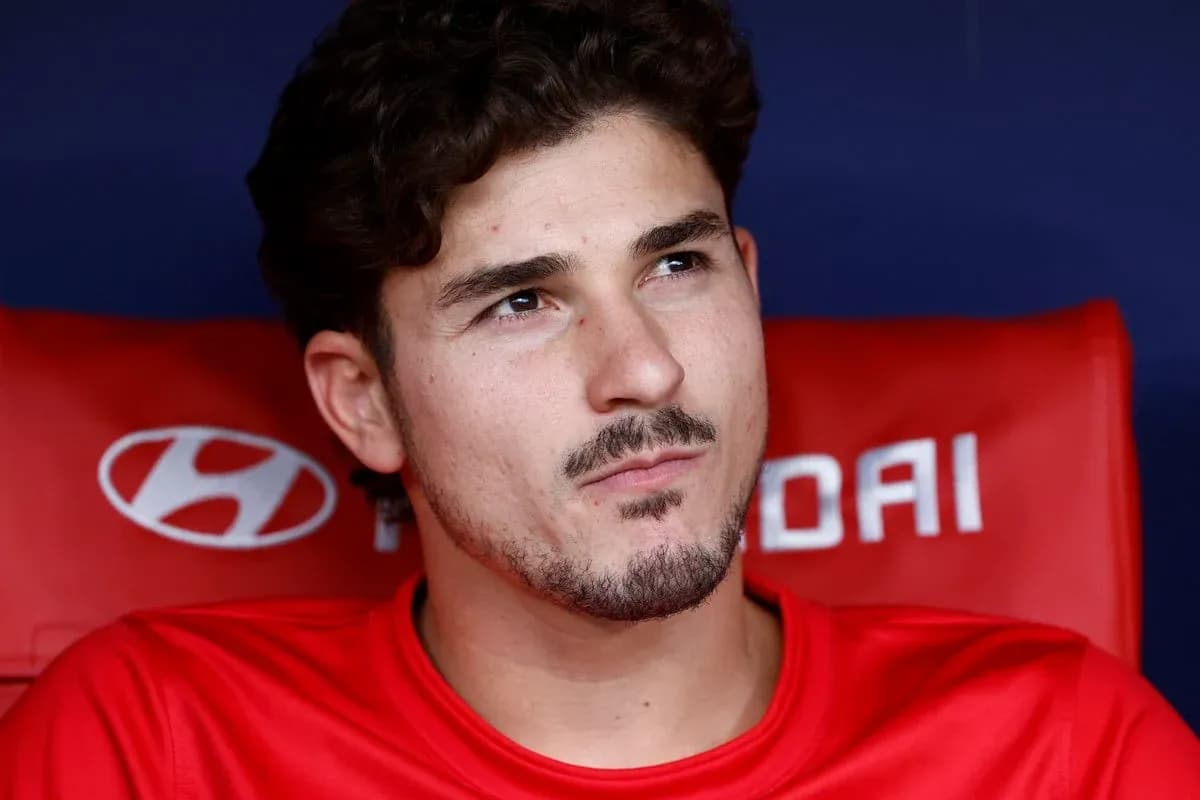 Jugador en el banquillo durante el partido