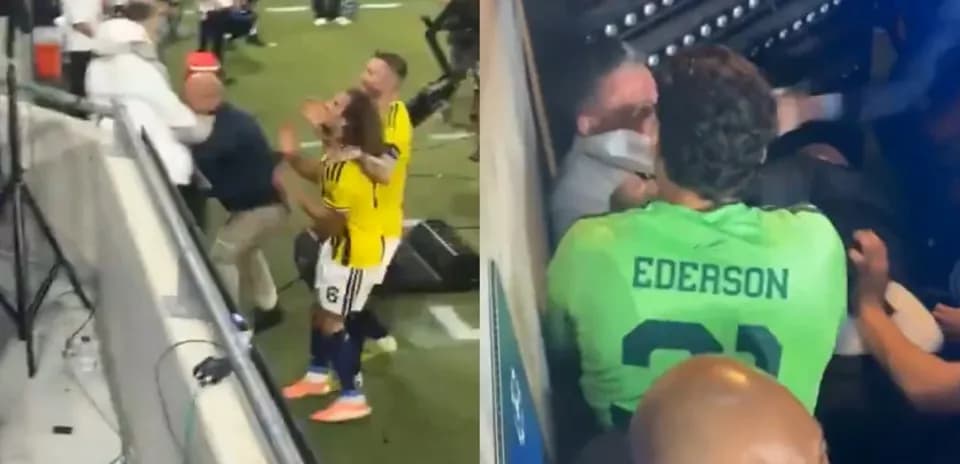 Jugadores y personal involucrados en una pelea después del partido