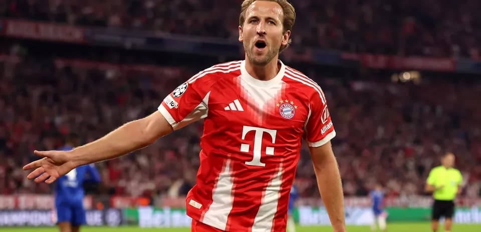 Jugador de Bayern Múnich celebrando un gol en partido