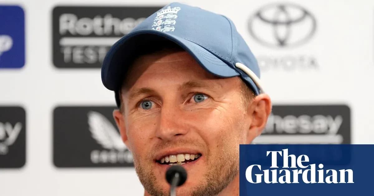 Jugador de cricket en conferencia de prensa