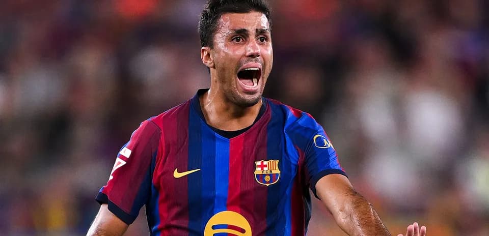 Jugador de Barcelona gritando durante un partido