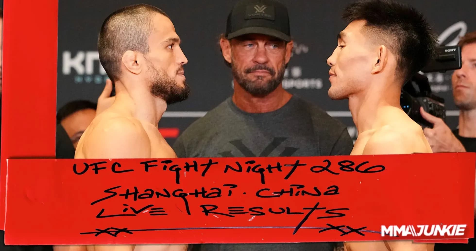 Dos luchadores en pesaje para UFC Fight Night 286