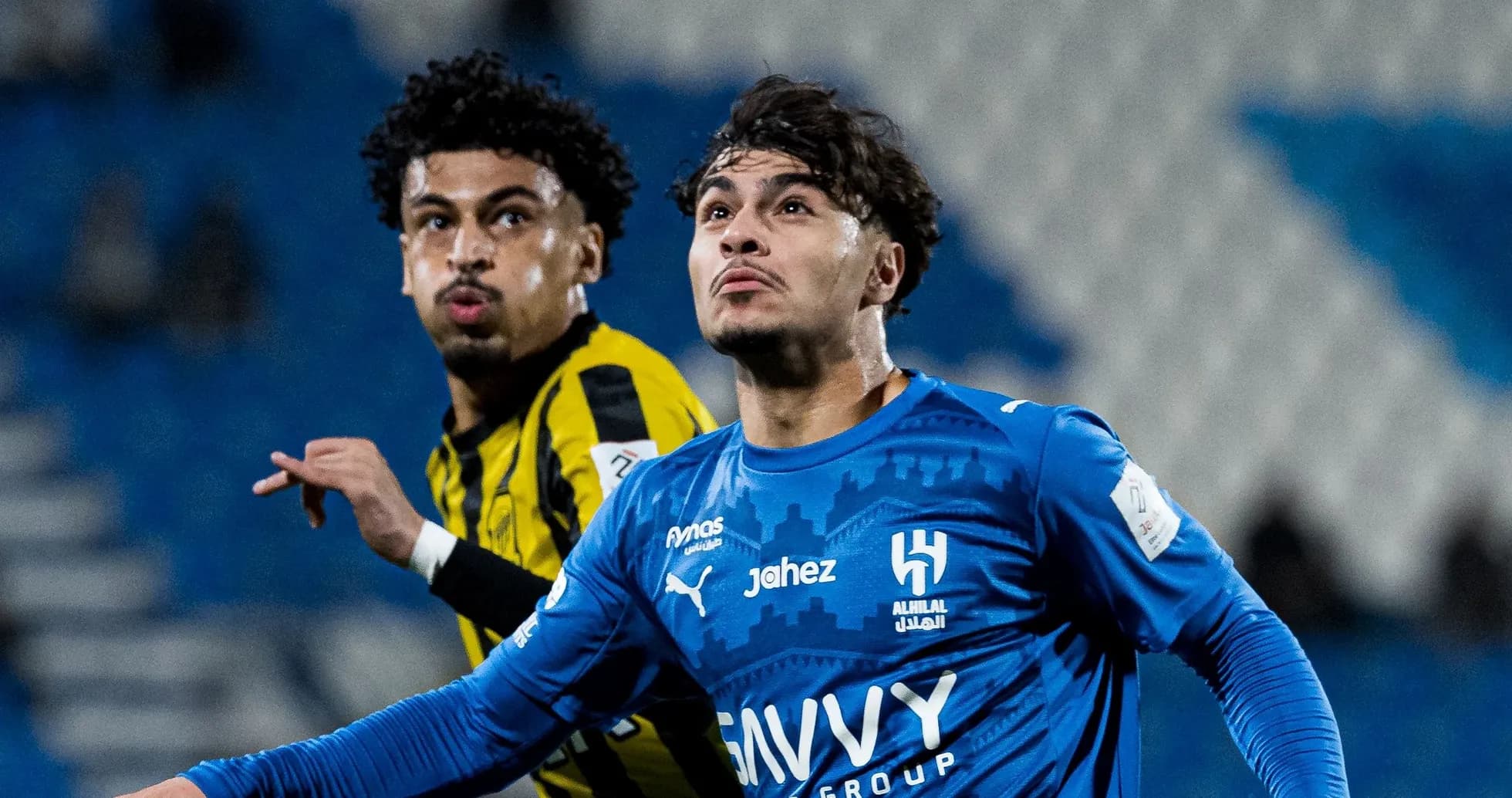 Jugadores de Al Hilal y Al Ittihad durante un partido Jugadores de Al Hilal y Al Ittihad durante un partido