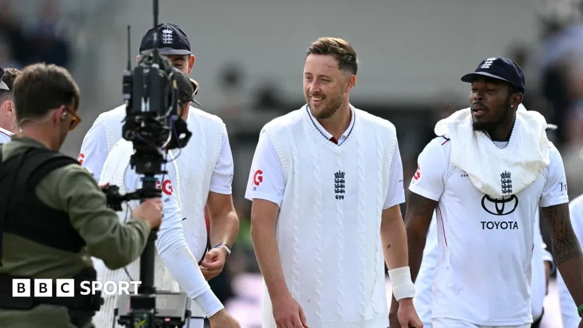 Jugadores de cricket de Inglaterra después del partido Jugadores de cricket de Inglaterra después del partido