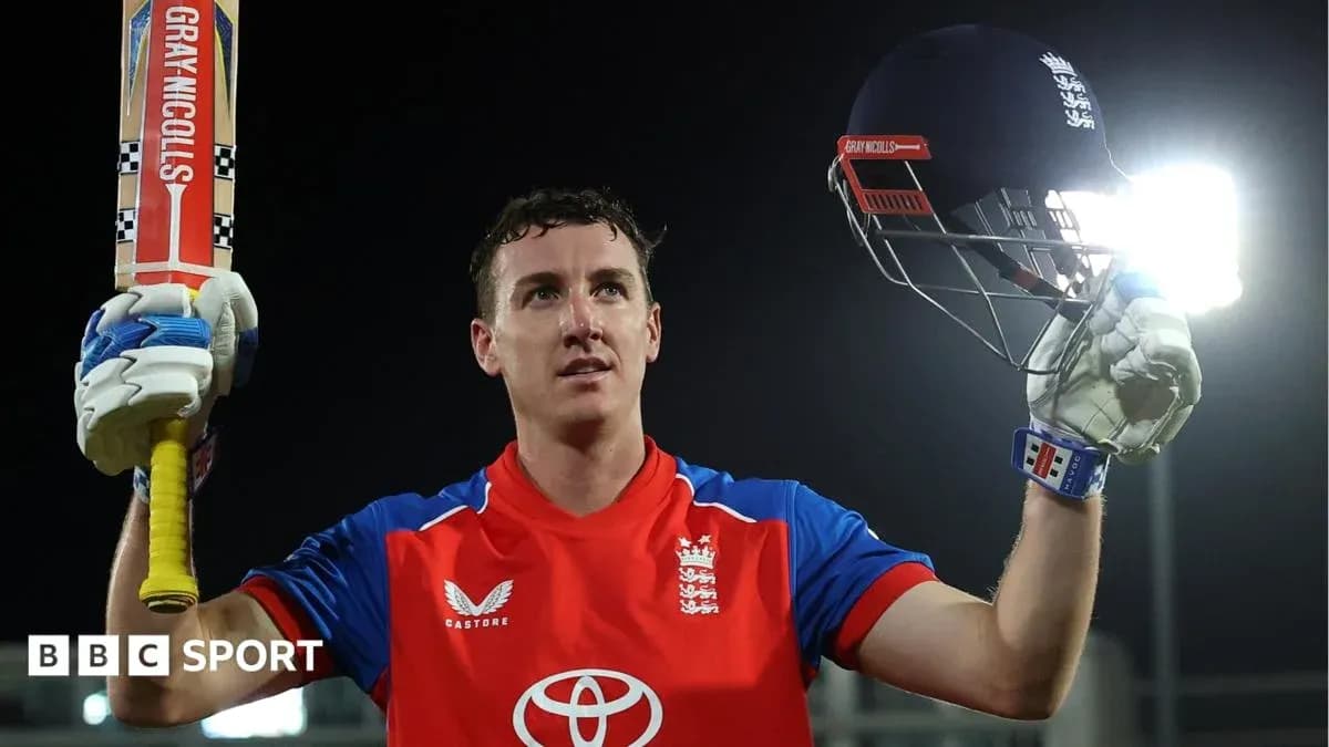 Jugador de cricket celebrando con bate y casco Jugador de cricket celebrando con bate y casco