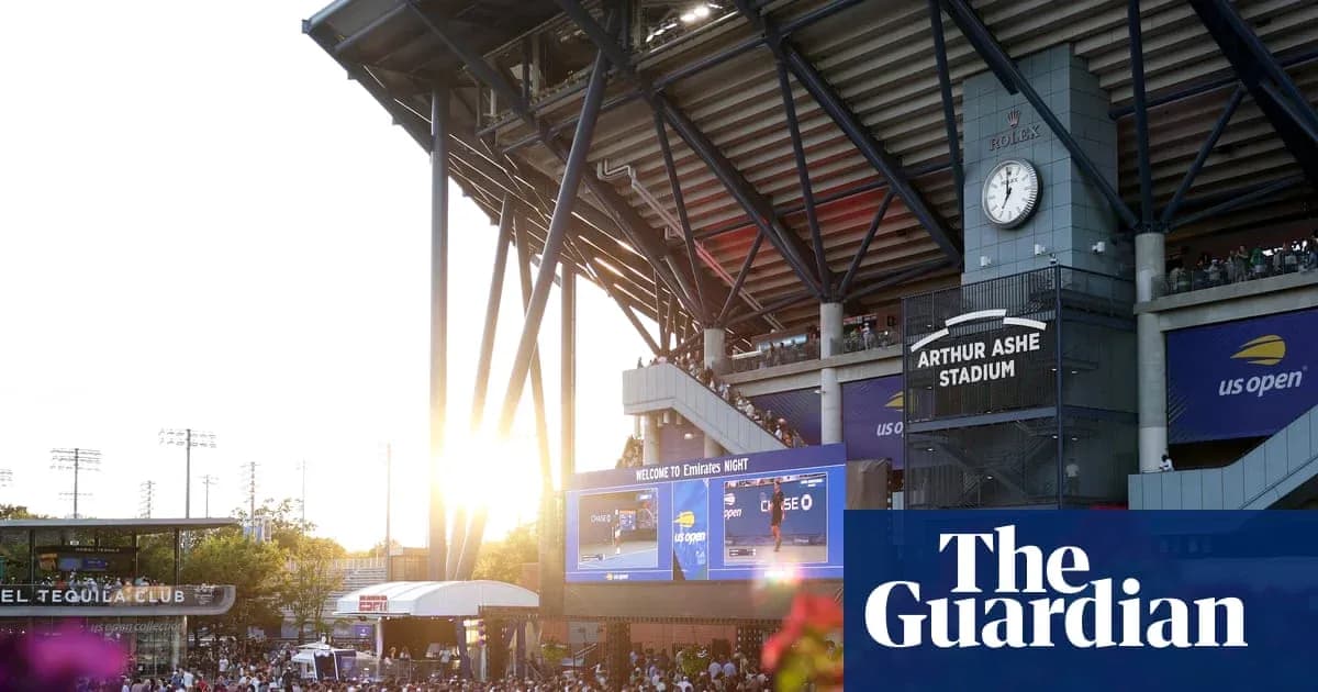 Vista del estadio Arthur Ashe durante el US Open Vista del estadio Arthur Ashe durante el US Open